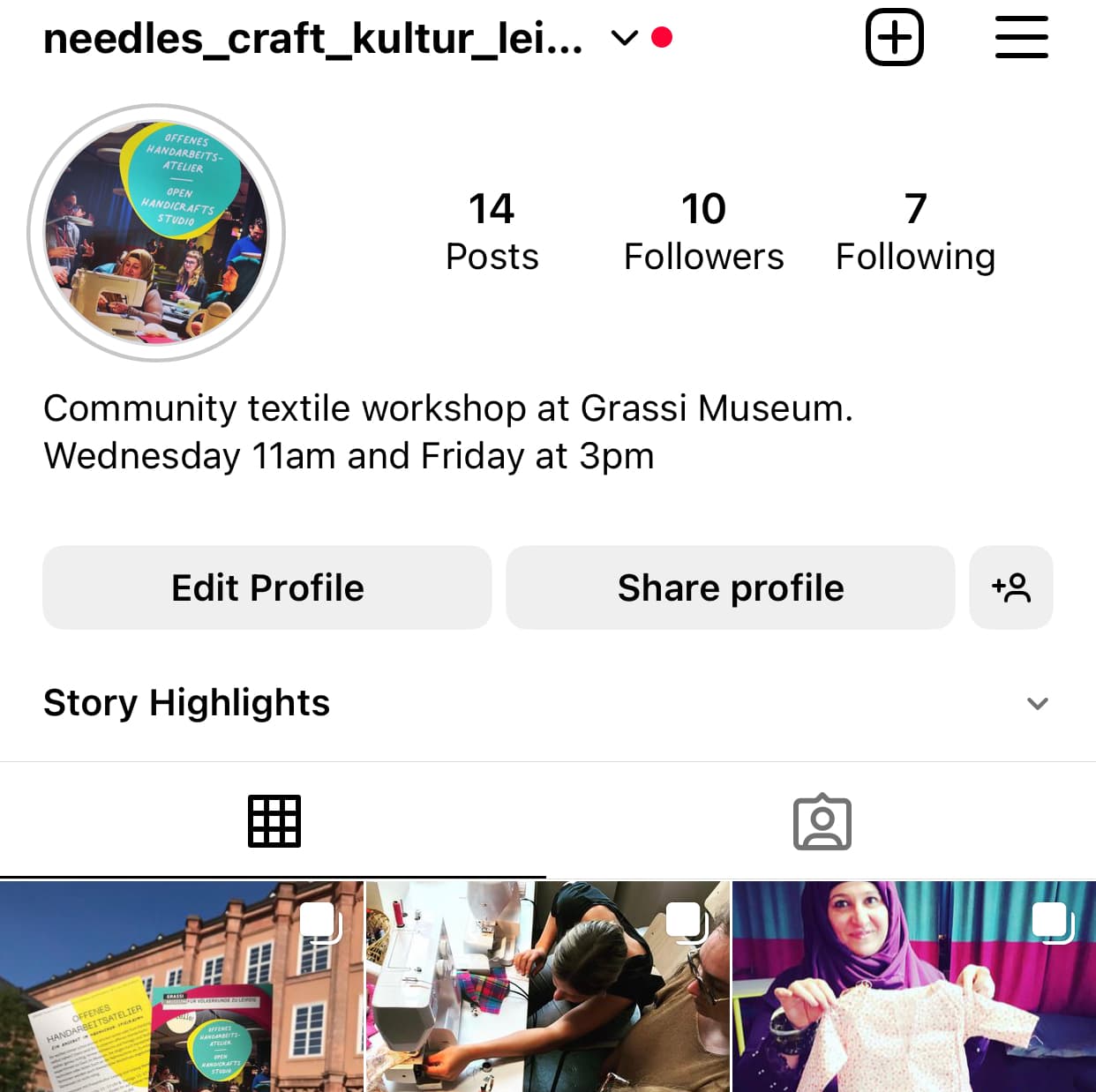 instagram screenshot